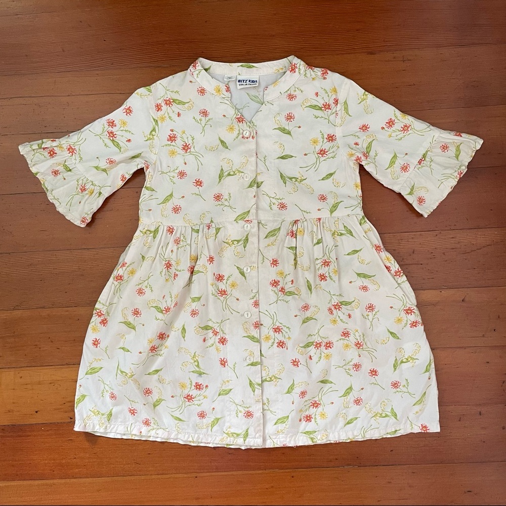 Bitz Kids - Sweet Floral Button Down Dress